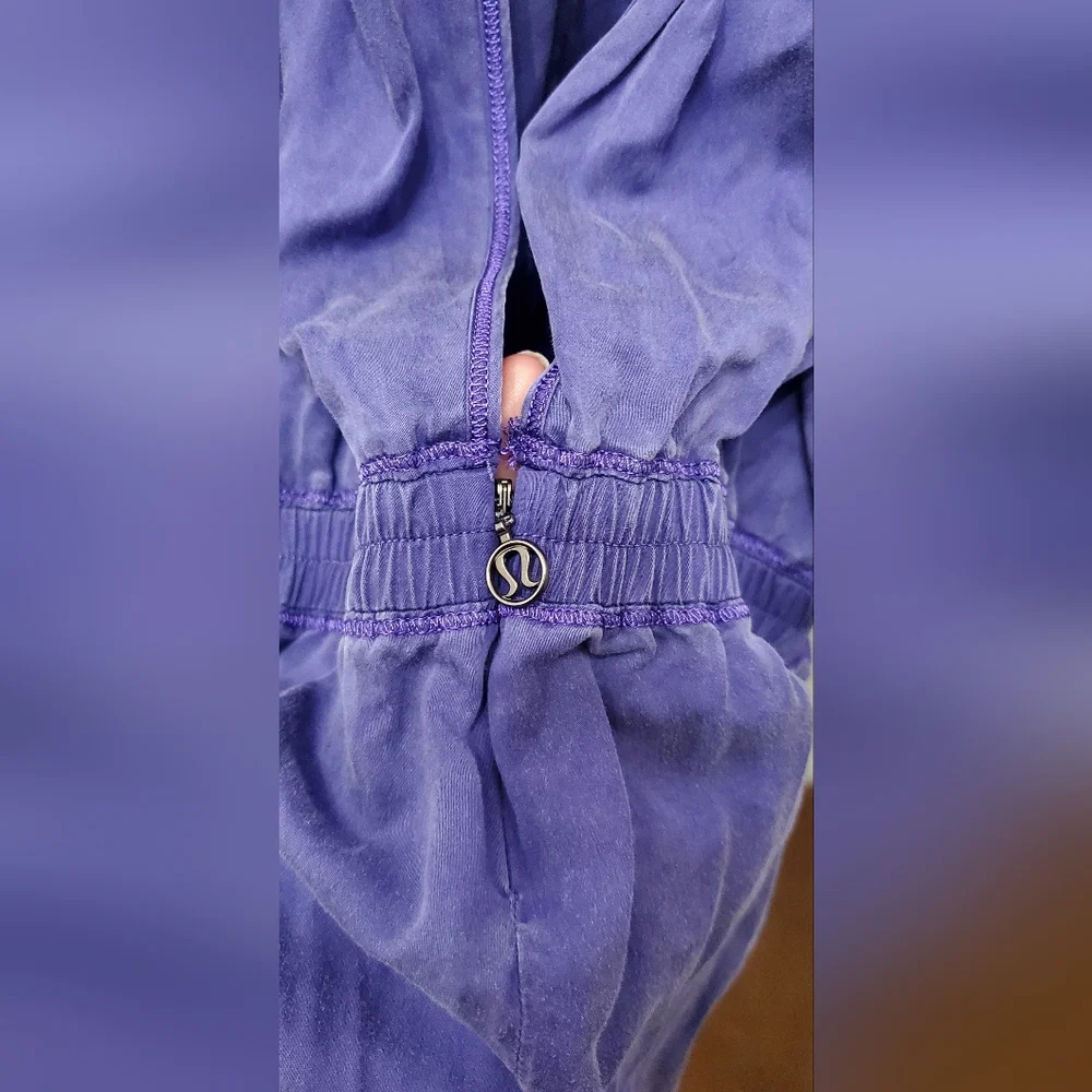 Lululemon Purple Halter Romper with Open Back - Picture 4 of 4